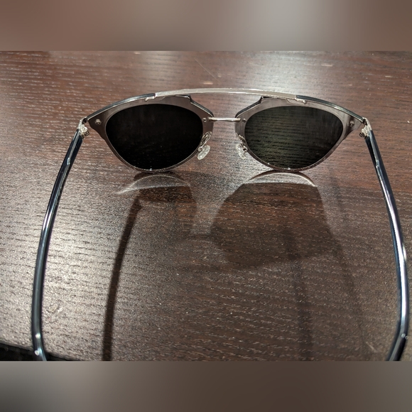Dior Reflected Black Metallic Disco Sunglasses - Picture 4 of 7